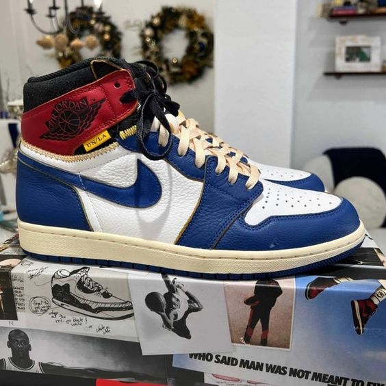 XP Union X Air Jordan 1 OG Hi Retro“Blue Toe”  review Alex