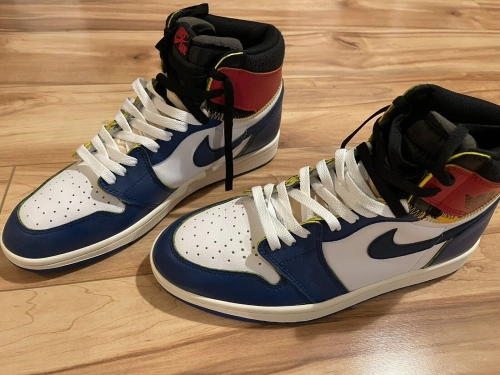XP Union X Air Jordan 1 OG Hi Retro“Blue Toe”  review 