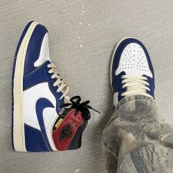 XP Union X Air Jordan 1 OG Hi Retro“Blue Toe”  review Tina
