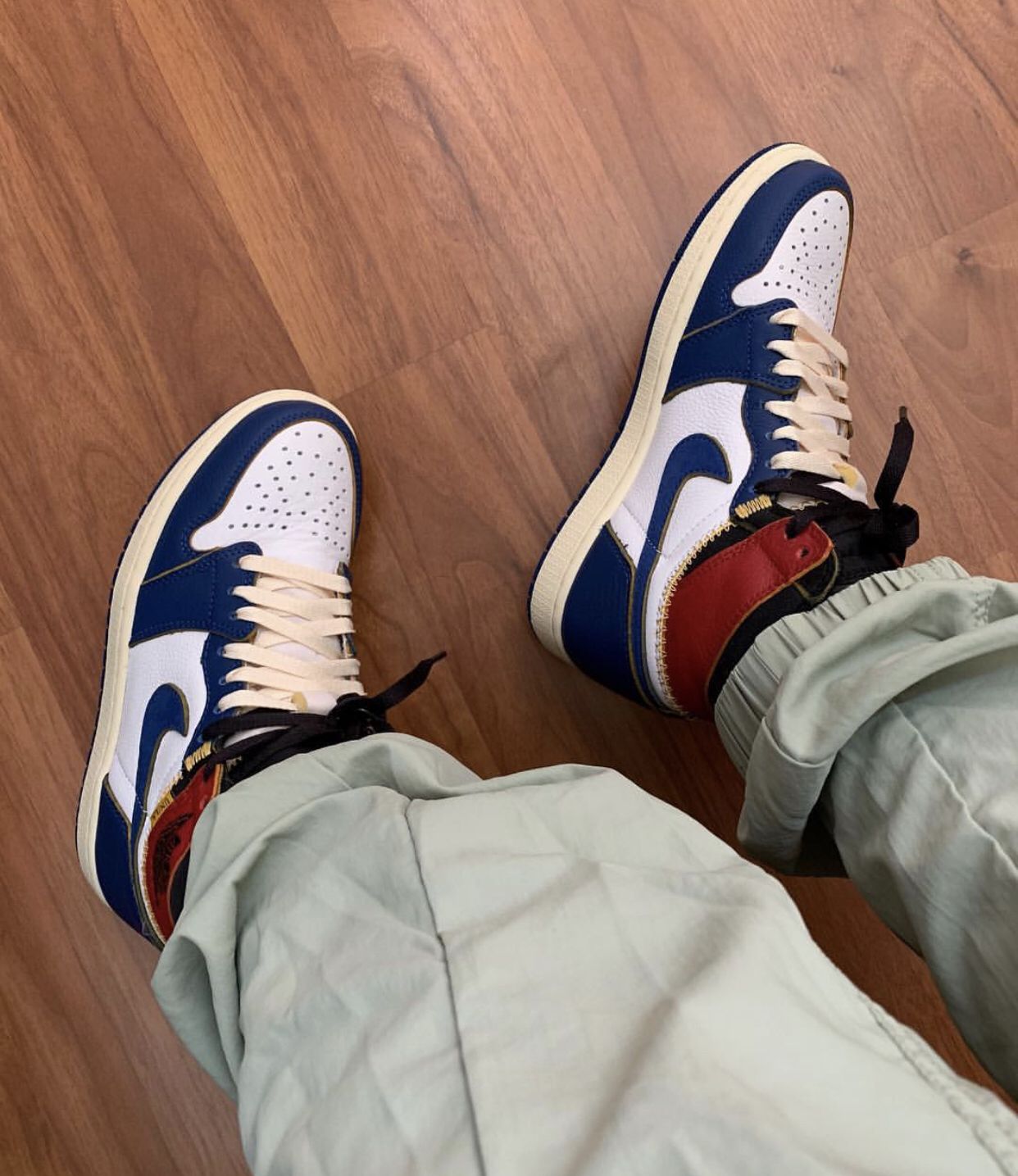 XP Union X Air Jordan 1 OG Hi Retro“Blue Toe”  review Karl 01