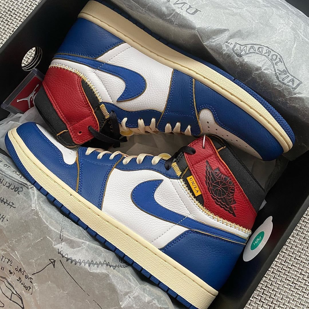 XP Union X Air Jordan 1 OG Hi Retro“Blue Toe”  review Karl 02