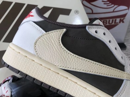  XPTravis Scott x Air Jordan 1 Low White Brown Barb review 