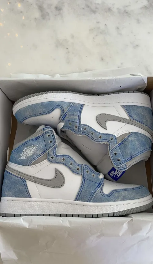 XP  Air Jordan 1 High OG GS Wash North Carolan review 
