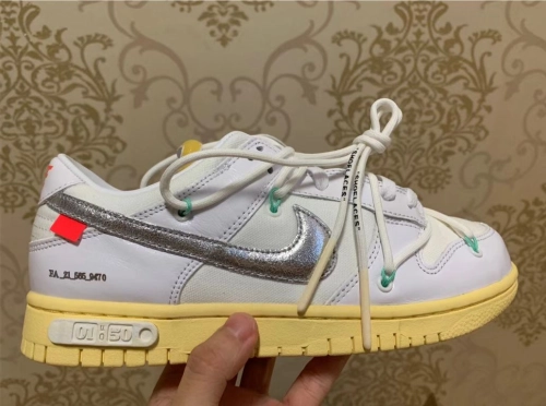 LF OFF WHITE x Nike Dunk SB Low The 50 NO.1 review 