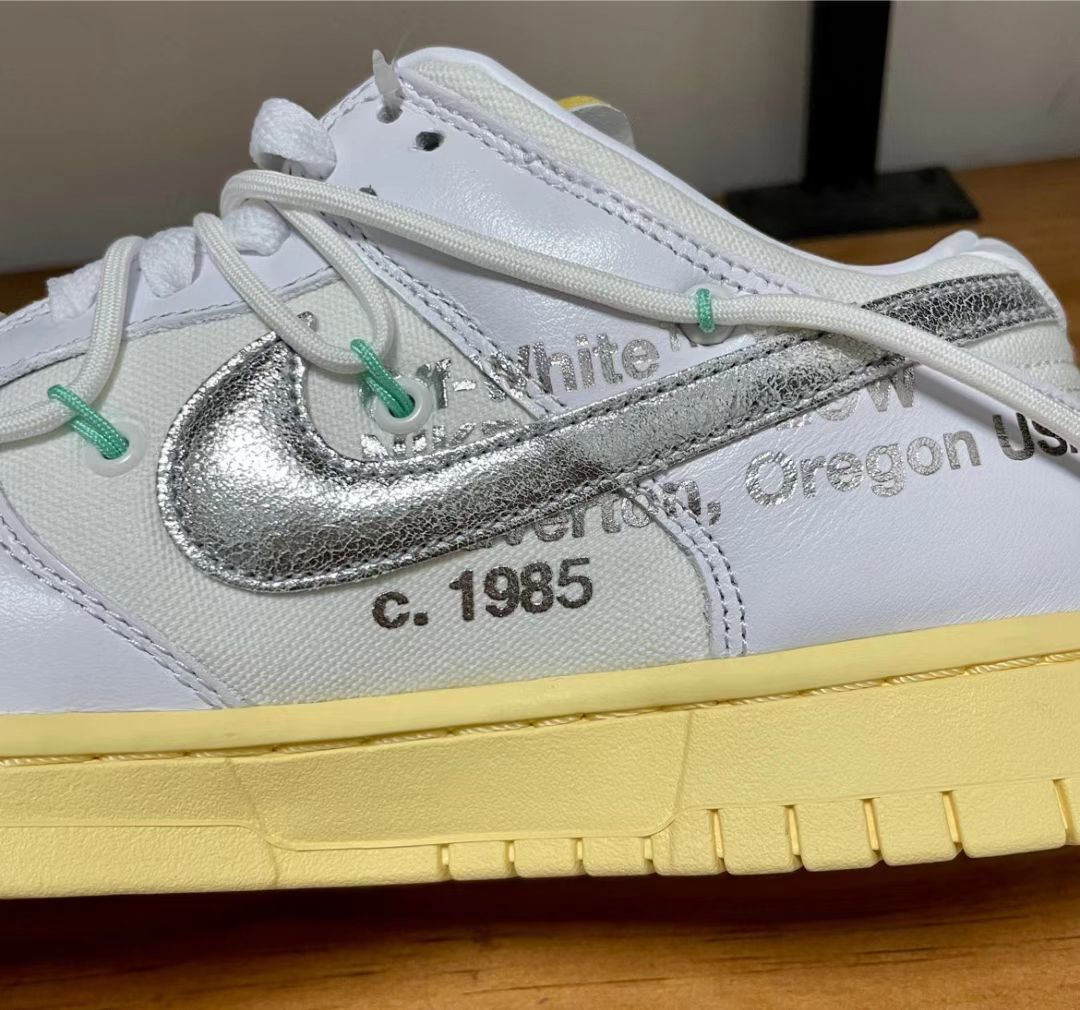 LF OFF WHITE x Nike Dunk SB Low The 50 NO.1 review 1