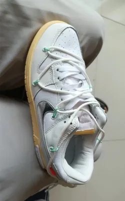 LF OFF WHITE x Nike Dunk SB Low The 50 NO.1 review Tiny