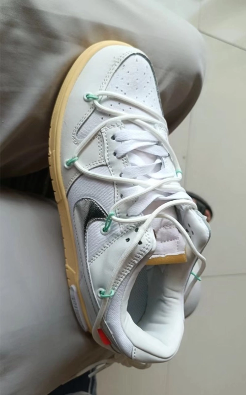 LF OFF WHITE x Nike Dunk SB Low The 50 NO.1 review 