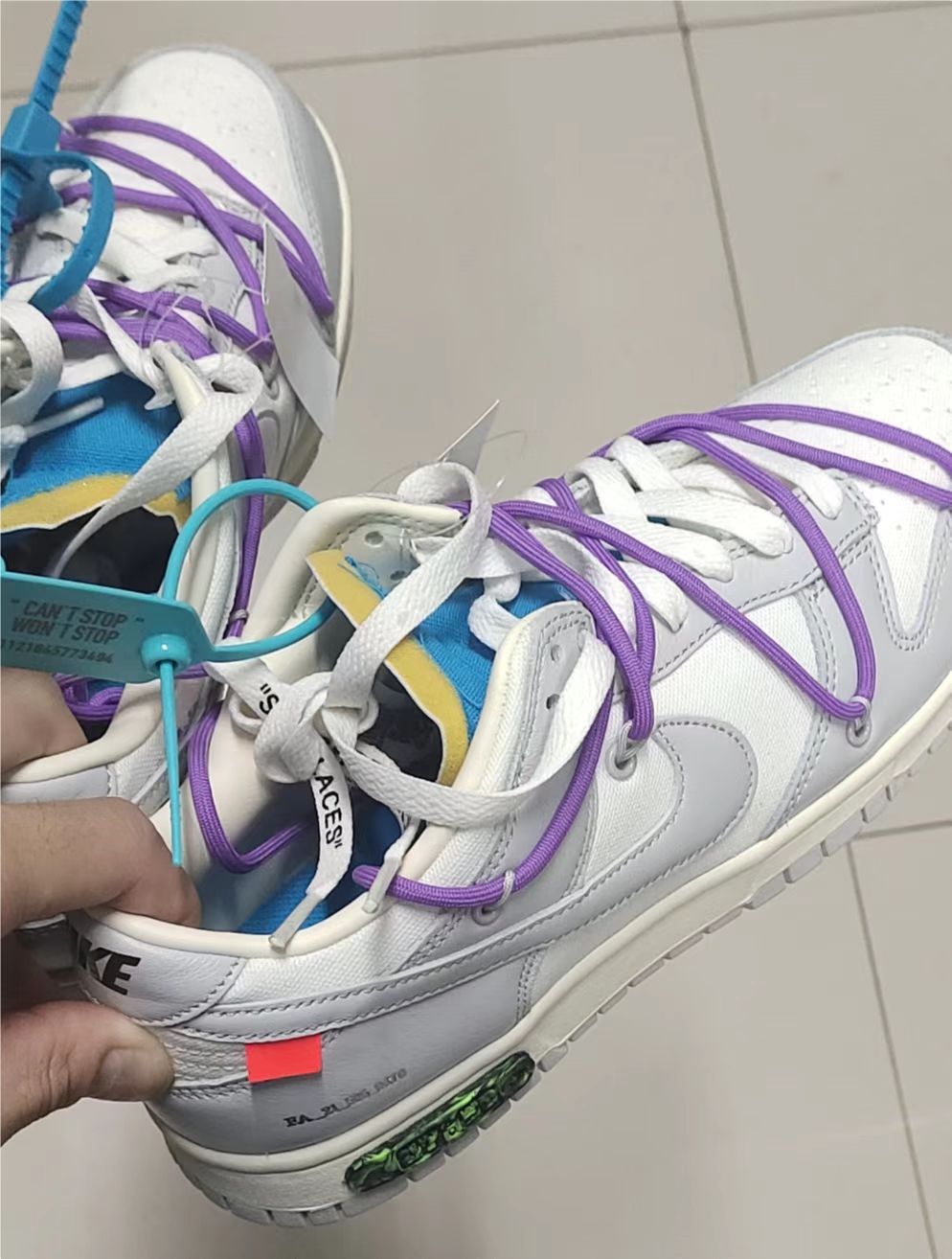 LF OFF WHITE x Nike Dunk SB Low The 50 NO.47 review 0