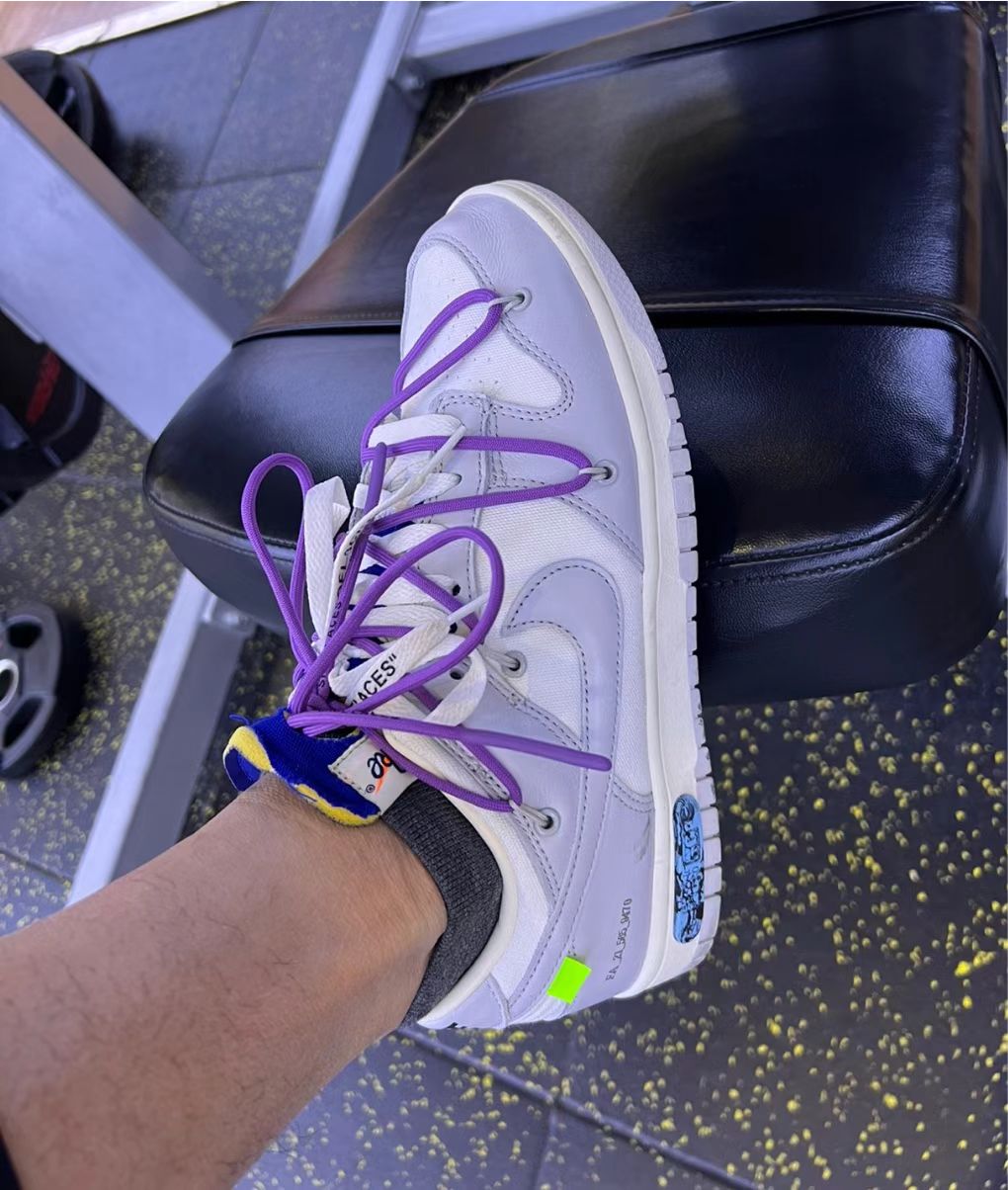 LF OFF WHITE x Nike Dunk SB Low The 50 NO.47 review 0