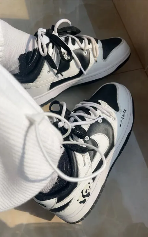LF Nike Dunk Low Sail Panda SplCing review 