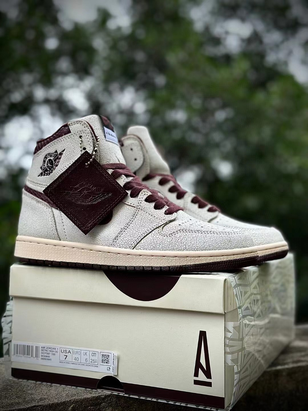  XP  Air Jordan 1 High OG Grey Brown Snake Pattern review Casey 05