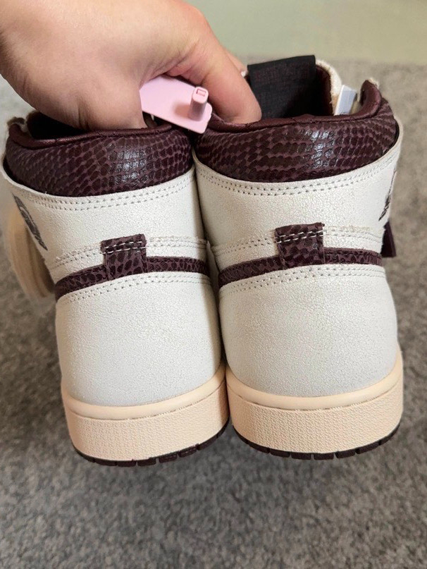  XP  Air Jordan 1 High OG Grey Brown Snake Pattern review Ian 02