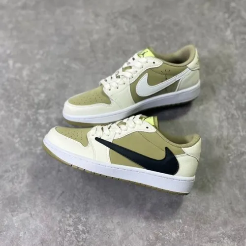 XP Travis Scott x Air Jordan 1 Low Black, White, Green review 