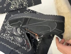 DB Travis Scott x Air Jordan 1 Low OG Black Phantom review Evan