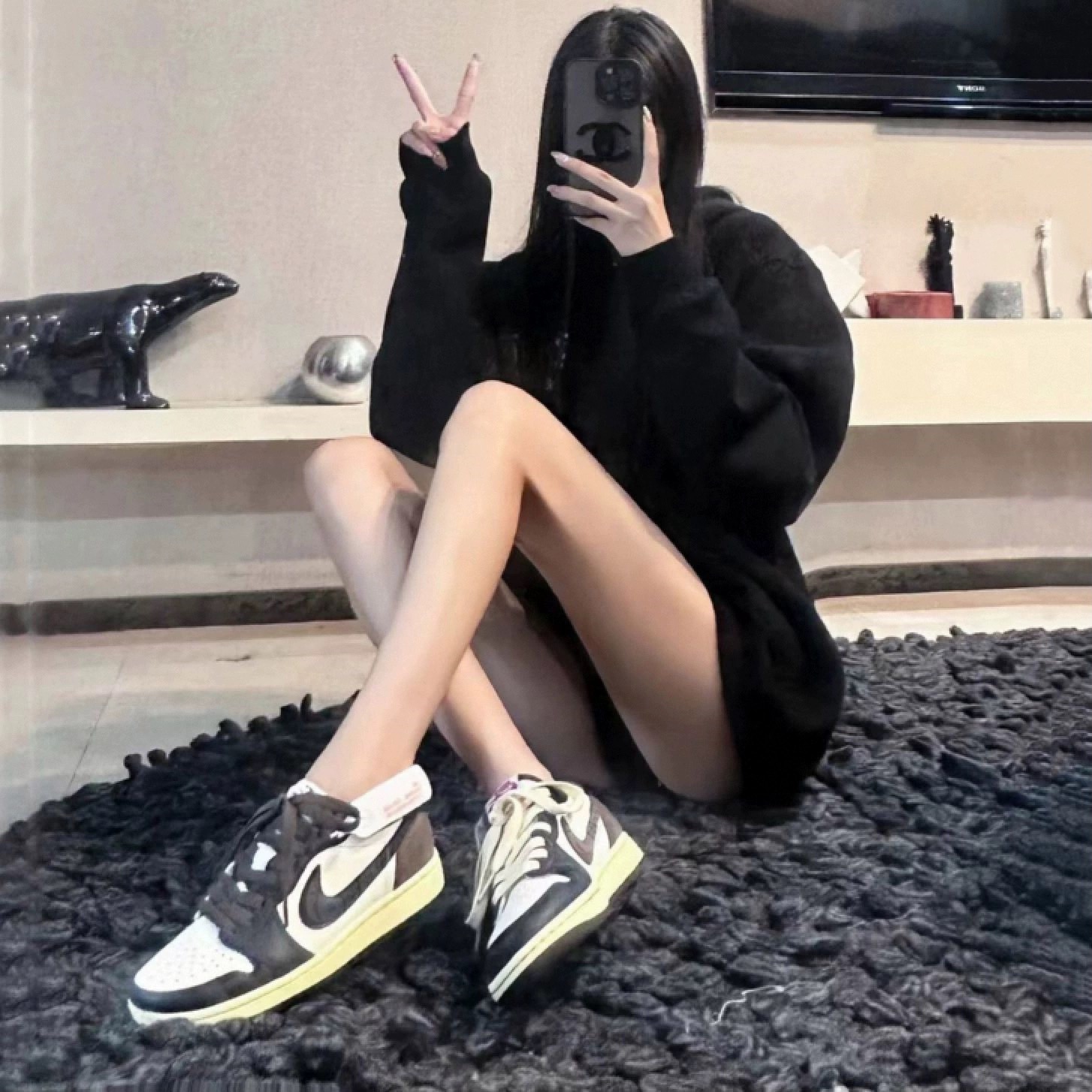 DB Travis Scott x Air Jordan 1 Low Dark Mocha review Wendy