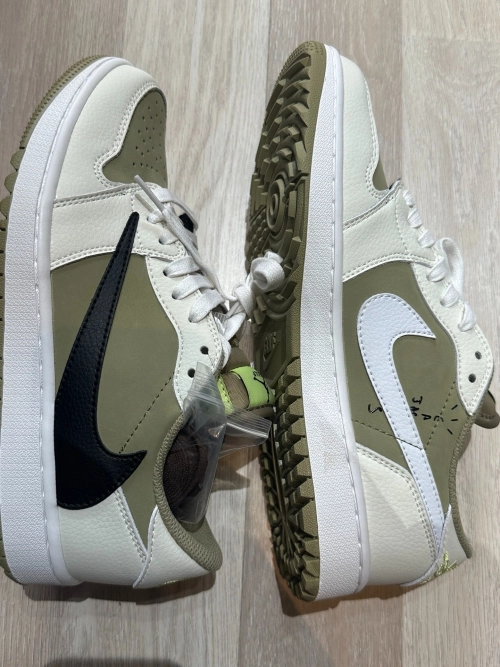 STOS Air Jordan 1 Low Travis Scott x Air Jordan 1 Low Golf “Olive” review 