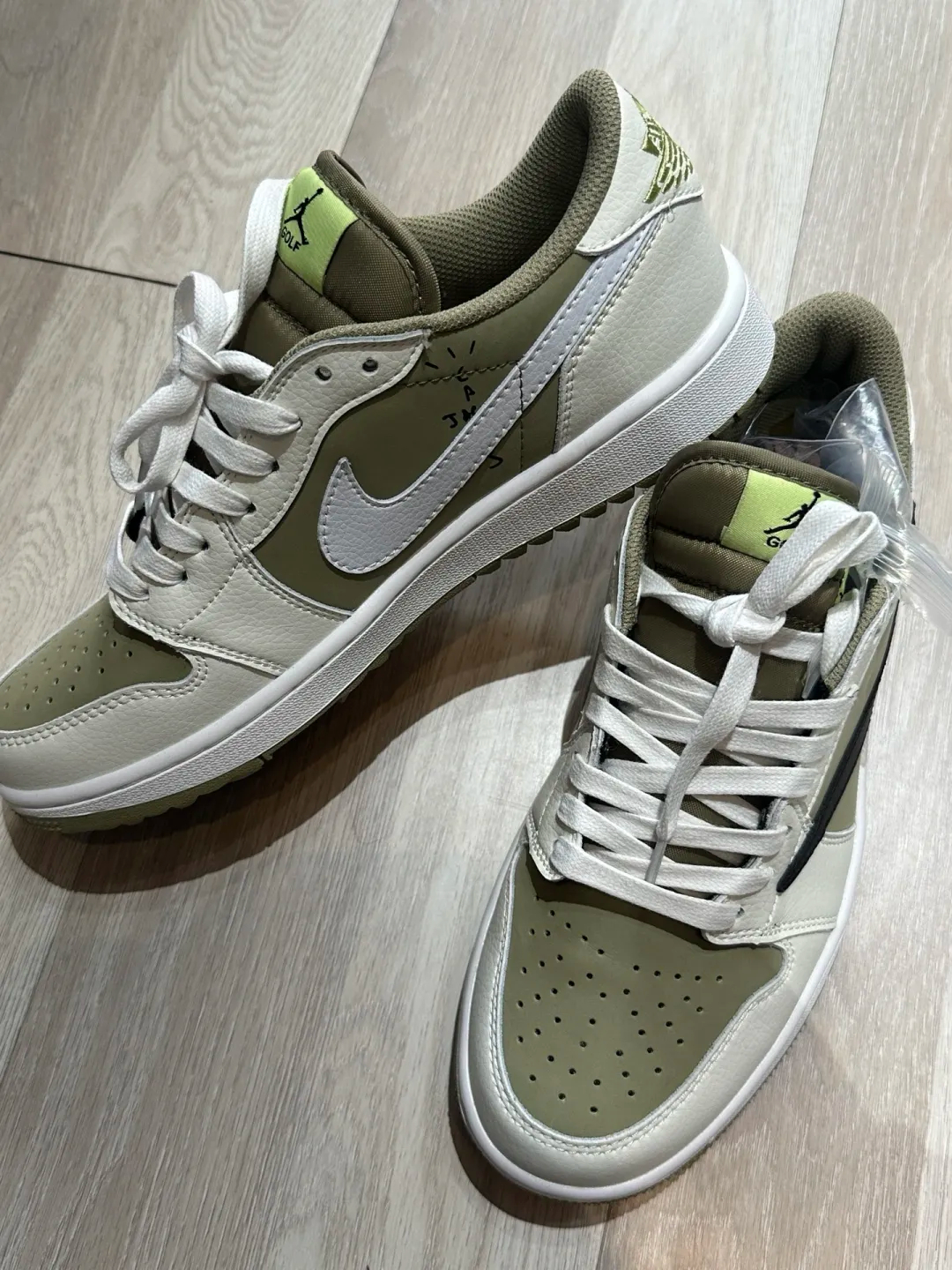 STOS Air Jordan 1 Low Travis Scott x Air Jordan 1 Low Golf “Olive” review Elise 03