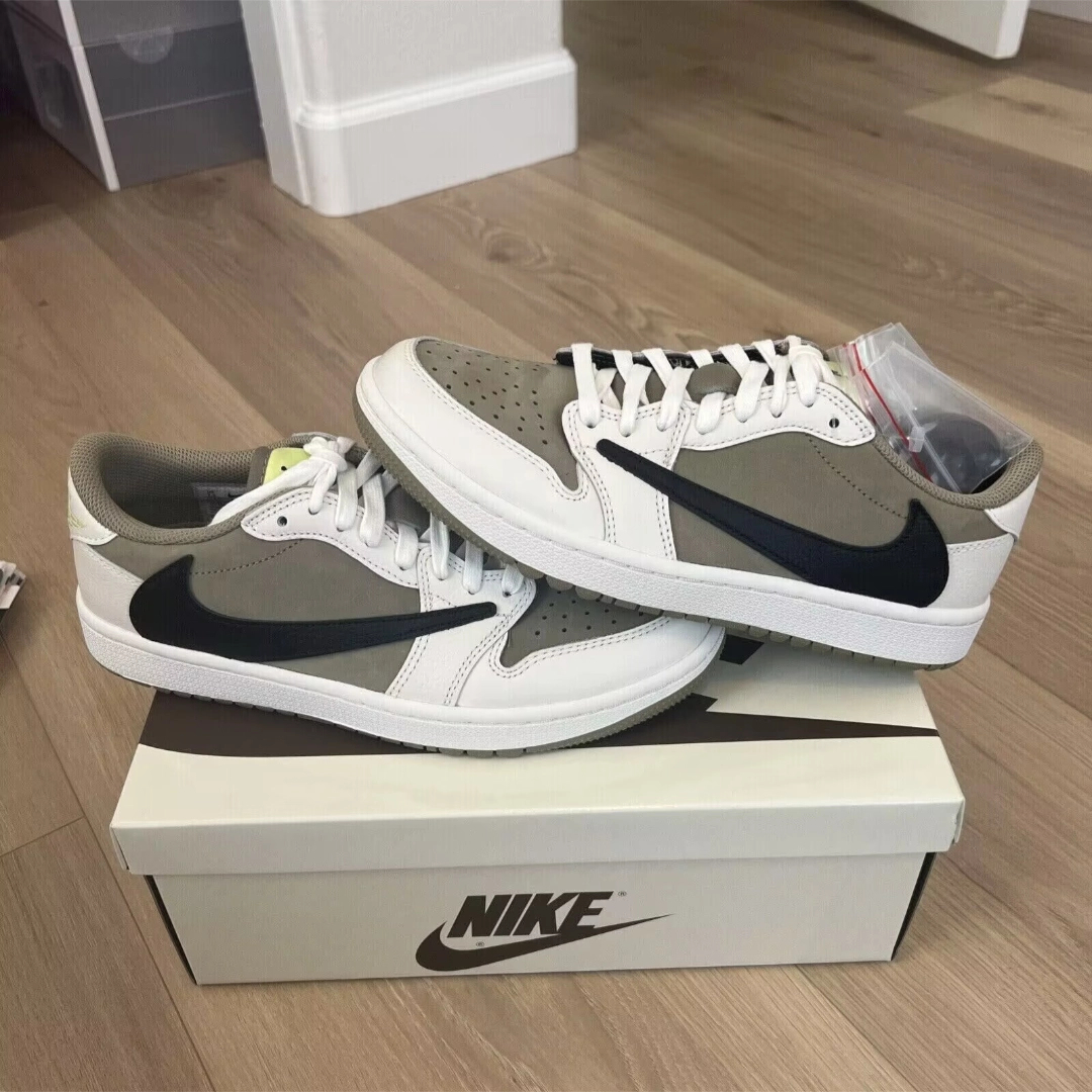 STOS Air Jordan 1 Low Travis Scott x Air Jordan 1 Low Golf “Olive” review Olive 02