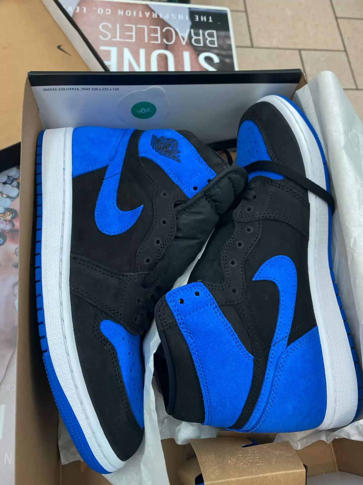 STOS  Air Jordan 1 High OG “Royal Reimagined review Mia