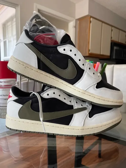  STOS Air Jordan 1 Low OG WMNS “Olive” review 