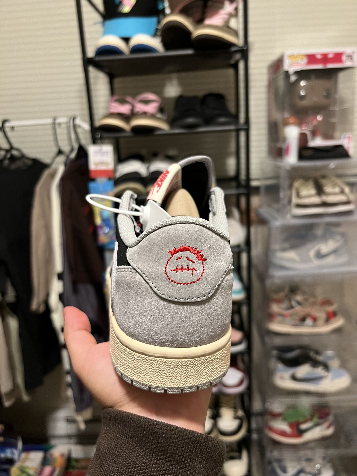 PRO  Travis Scott x Air Jordan 1 Low White Grey Low Gang review Greg 01