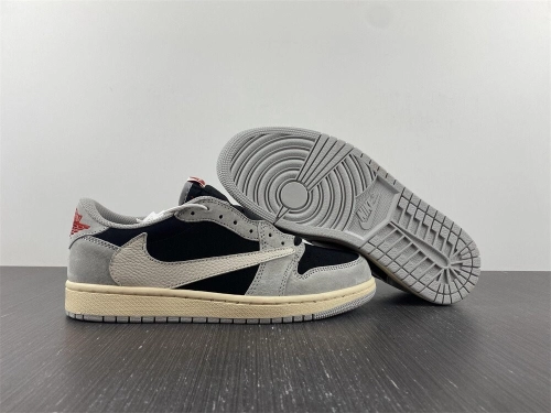 PRO  Travis Scott x Air Jordan 1 Low White Grey Low Gang review 