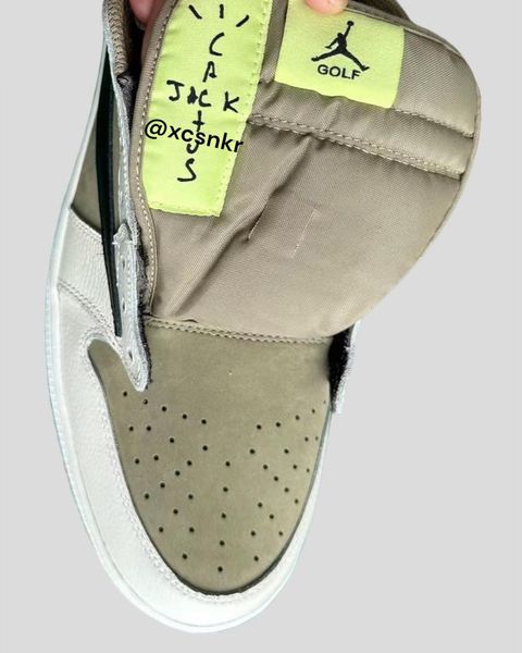  PRO  Travis Scott x Air Jordan 1 Low Black, White, Green review Grace 02