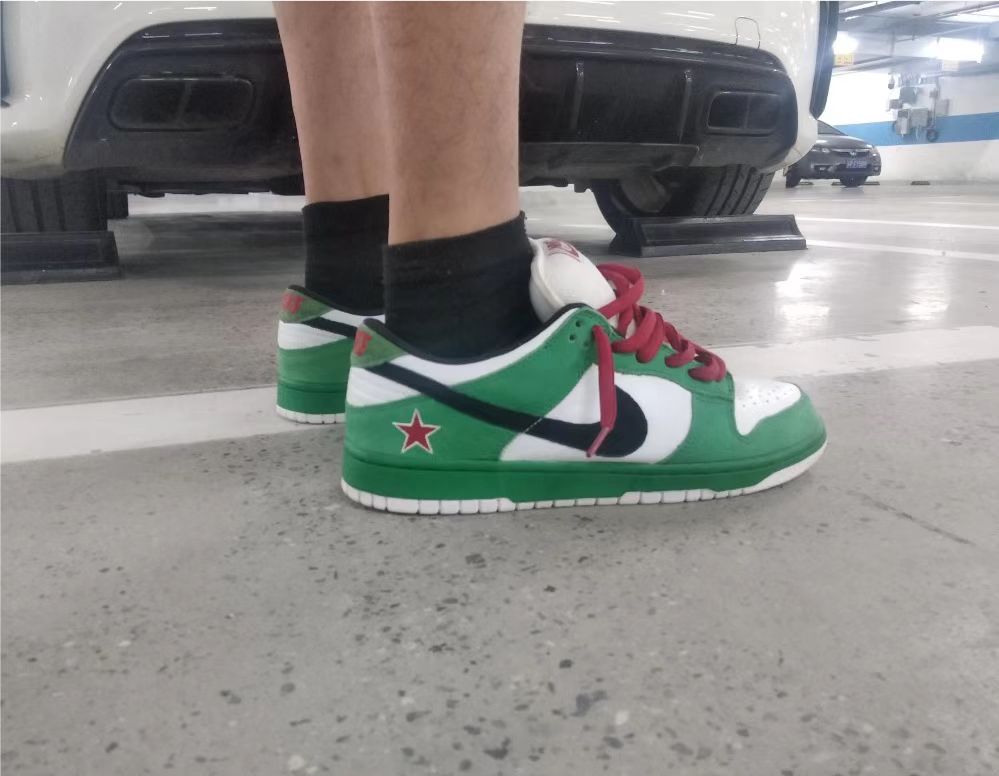 GB Nike Dunk SB Low Pro Heineken review breonna 01