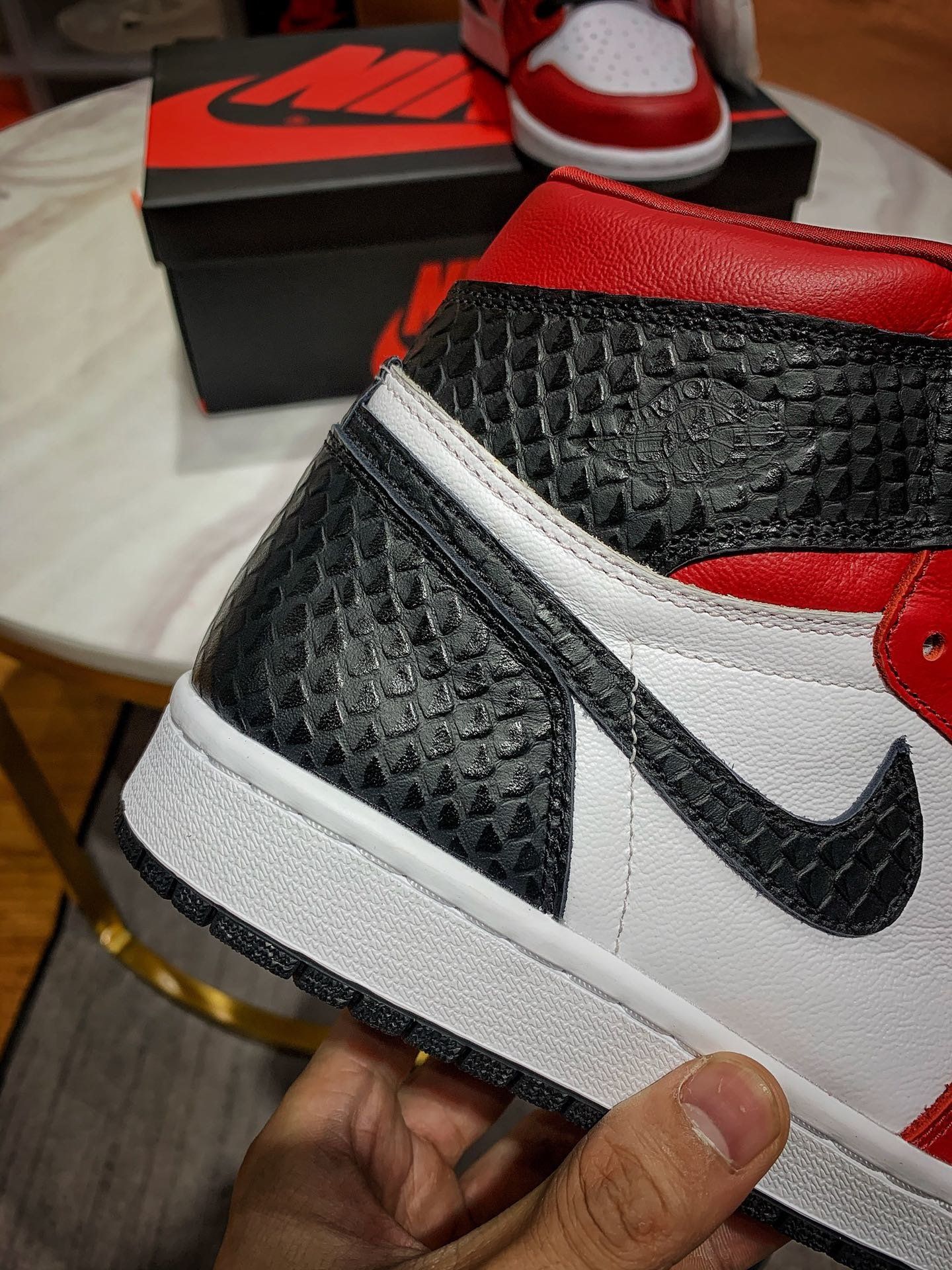  PRO Air Jordan 1 Satin Snakeskin review Quincy 02