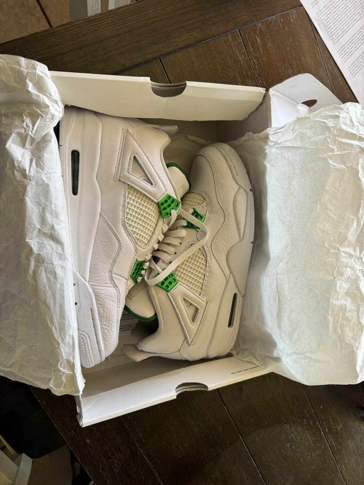Q4 Batch Air Jordan 4 Retro “Metallic Green” review Yessica 02