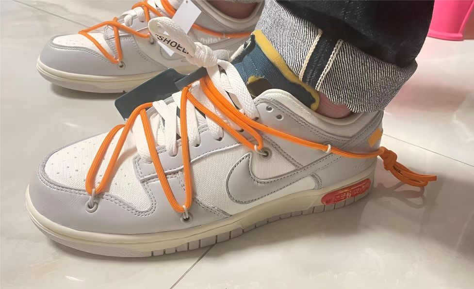 GB OFF WHITE x Nike Dunk SB Low The 50 NO.44 review 0