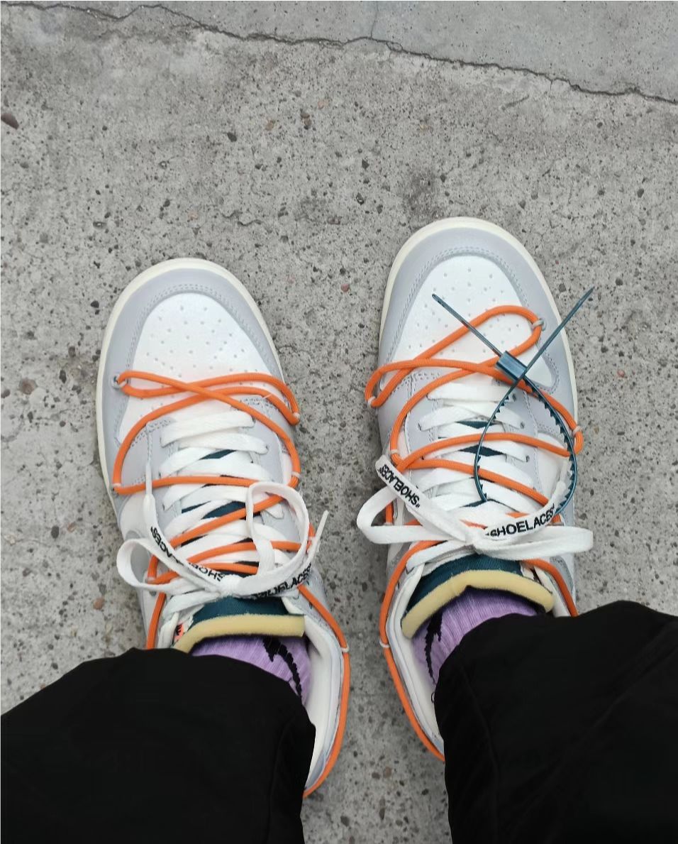 GB OFF WHITE x Nike Dunk SB Low The 50 NO.44 review 0