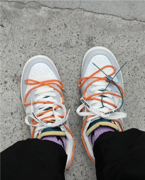 GB OFF WHITE x Nike Dunk SB Low The 50 NO.44 review 