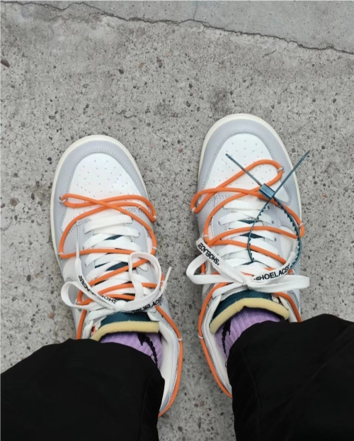 GB OFF WHITE x Nike Dunk SB Low The 50 NO.44 review 