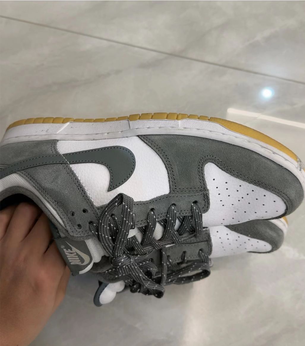 SX Nike Dunk Low White Gray Raw Rubber review Limon 02