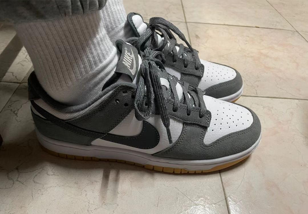SX Nike Dunk Low White Gray Raw Rubber review Gretchen 01