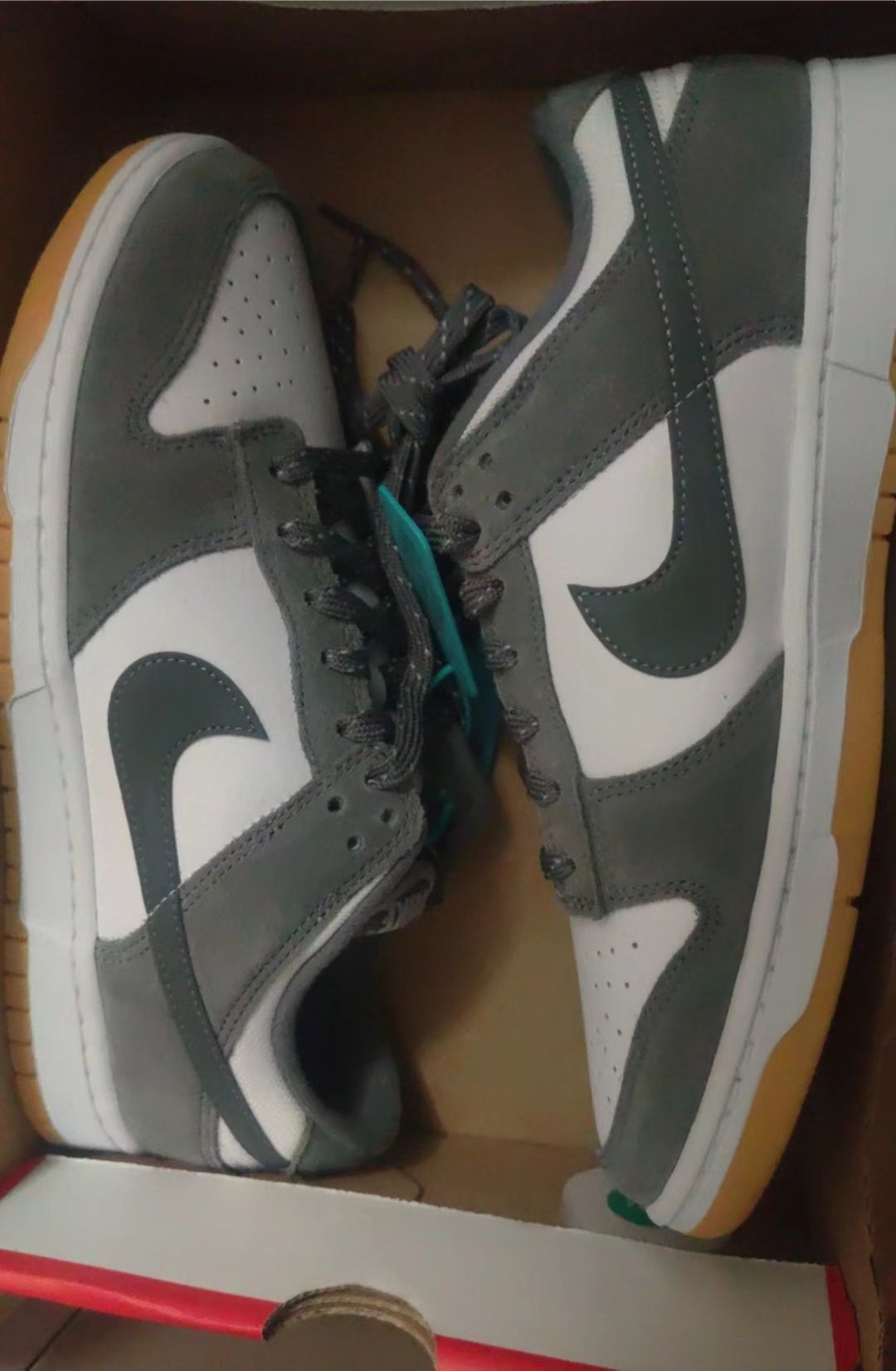 SX Nike Dunk Low White Gray Raw Rubber review Carpenter