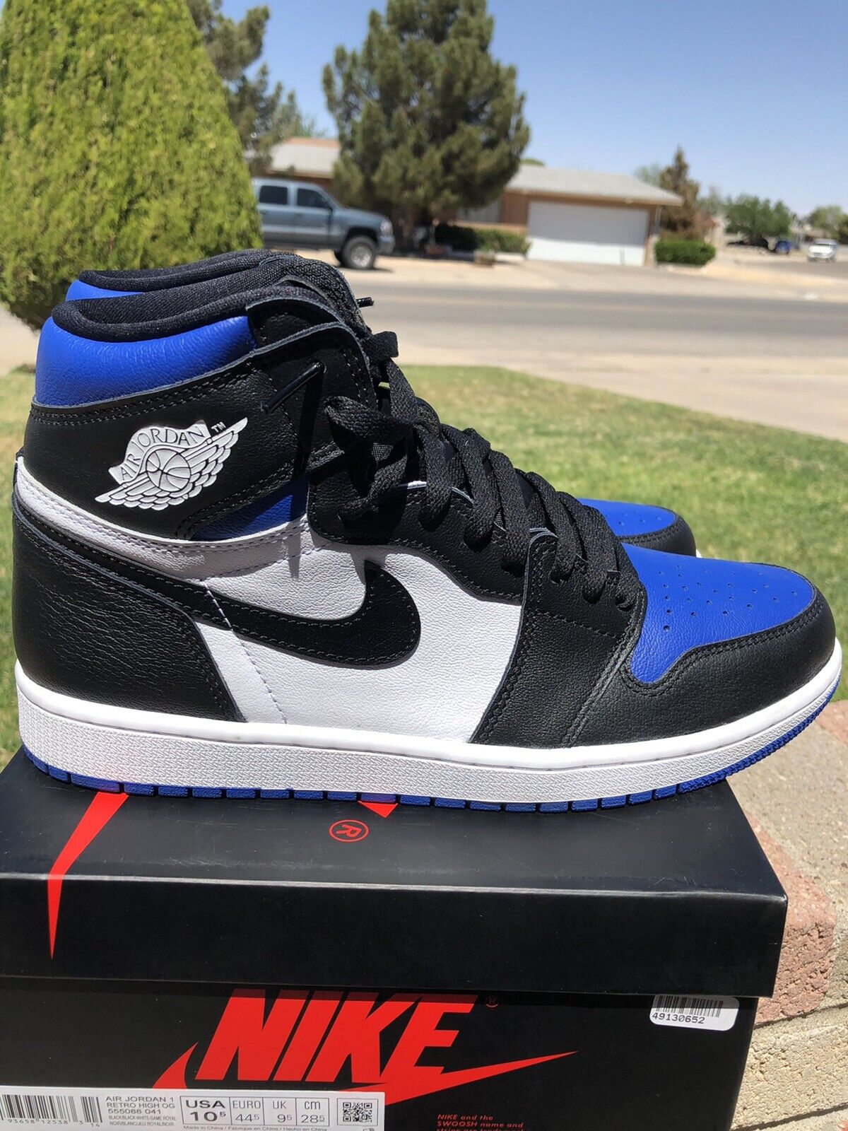  PRO Air Jordan 1 Retro High OG Game Royal review Pete 03