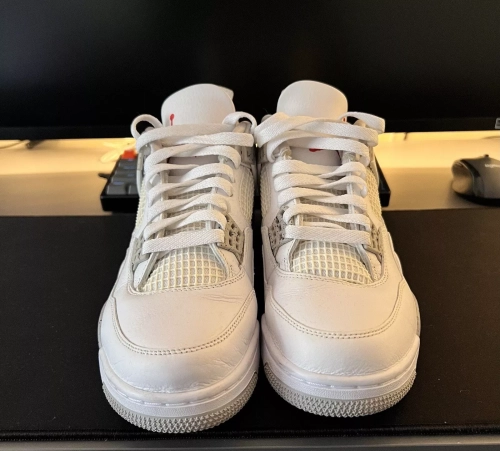 Q4 Batch  Air Jordan 4 White Oreo review 
