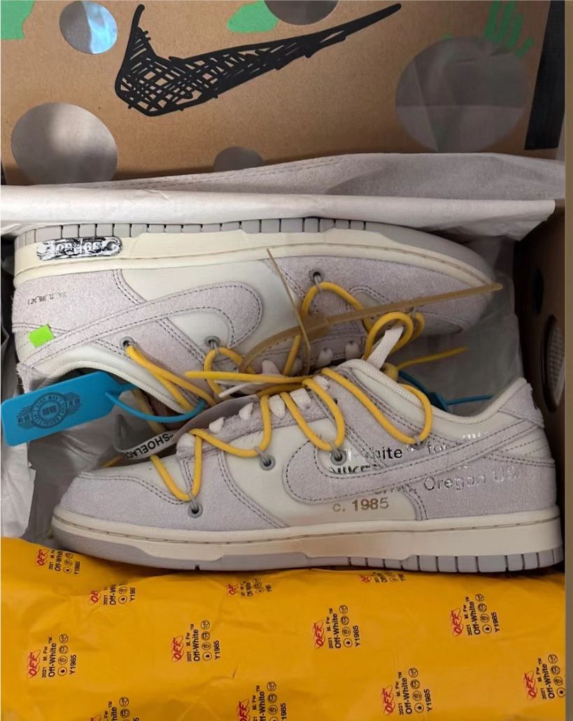 GB OFF WHITE x Nike Dunk SB Low The 50 NO.39 review 0