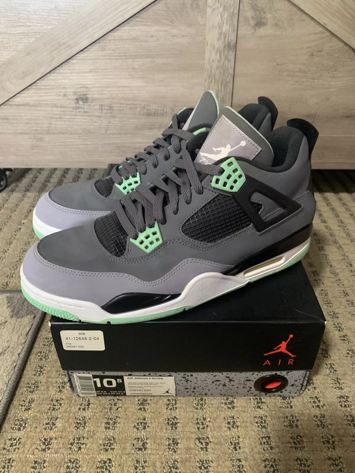 XH Batch Air Jordan 4 Retro Green Glow review Isabelle C 02