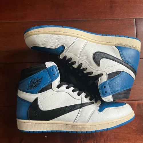  PRO  Fragment x Travis Scott x Air Jordan 1 High OG Military review 