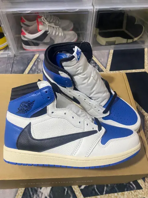  PRO  Fragment x Travis Scott x Air Jordan 1 High OG Military review 