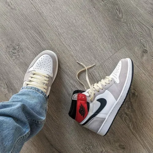 PRO  Air Jordan 1 High Smoke Grey Red review 