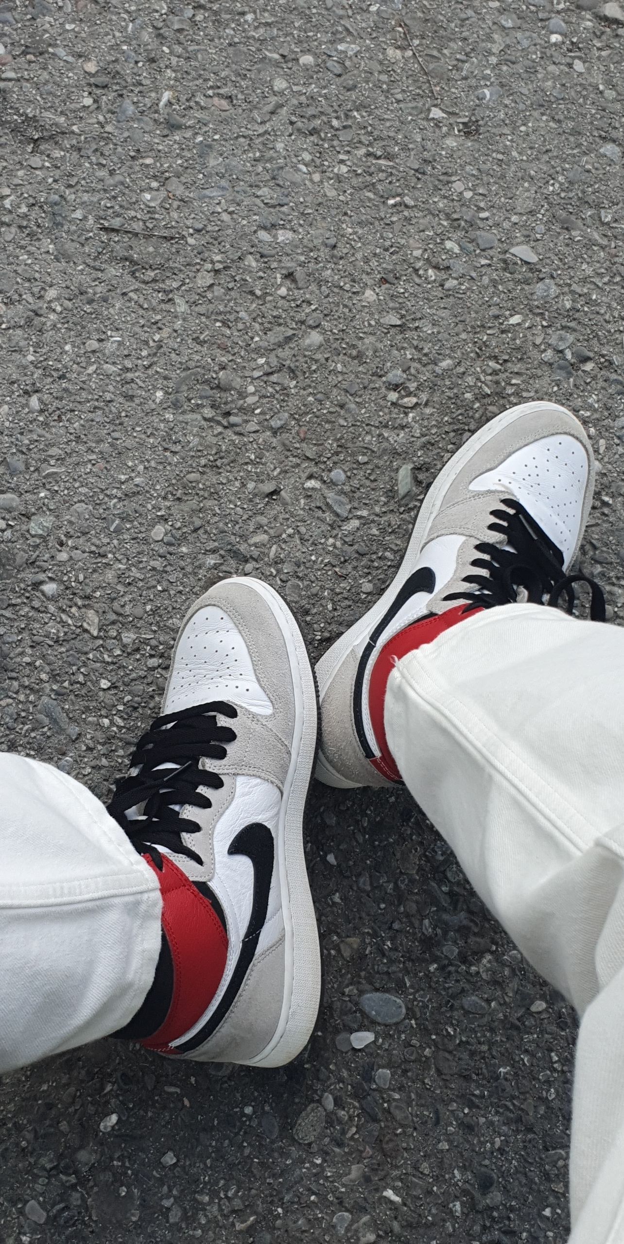 PRO  Air Jordan 1 High Smoke Grey Red review Wendy