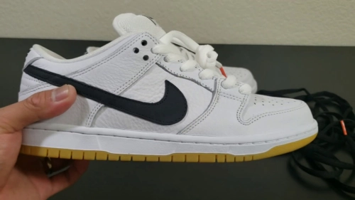SX Nike SB Dunk Low Pro Orange Label White Navy review 