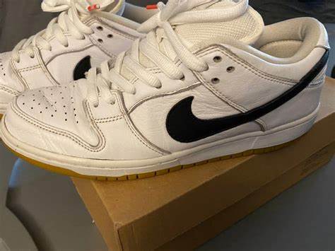 SX Nike SB Dunk Low Pro Orange Label White Navy review 33ggf