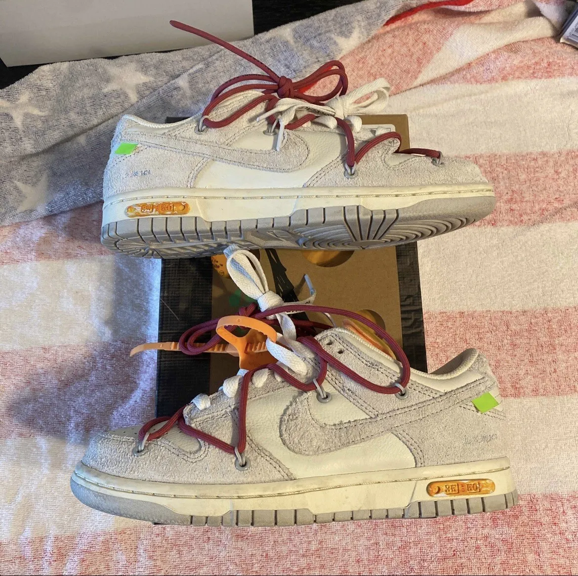 GB OFF WHITE x Nike Dunk SB Low The 50 NO.35 review 0