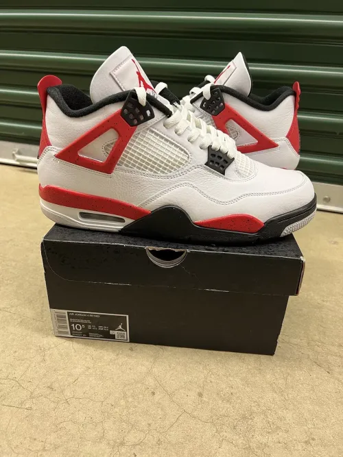 BS Batch  Air Jordan 4 “Red Cement” review 