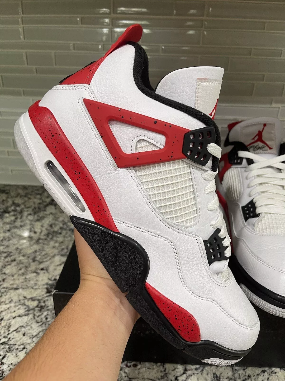BS Batch  Air Jordan 4 “Red Cement” review Cooper